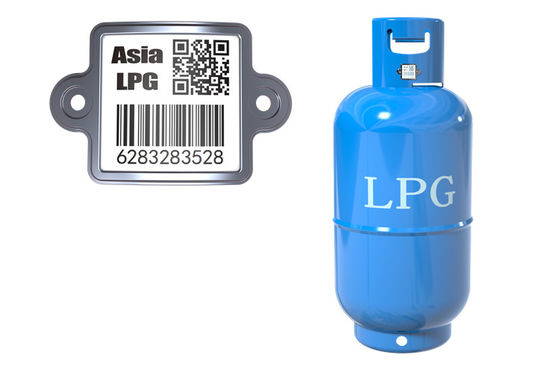 Kırılmaz Dış Mekan Silindir İzleme LPG Barkodu ve QR Kodu