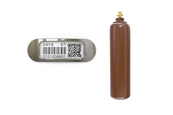 Kalıcı Barkod Metal Seramik Dikdörtgen Etiket Kimyasal Direnç PDA Tarayıcı