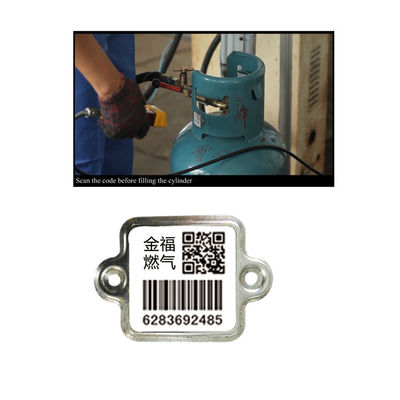 Xiangkang LPG Silindir Barkod Etiketi Dijital Girinti Sadece PDA veya Mobil ile Tarama