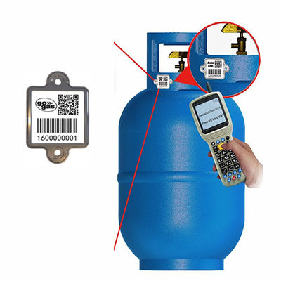 1.2mm Suya Dayanıklı LPG Silindir Barkod Etiket Etiketleri