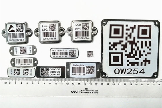QR Code Kaynak Ortak Sıvı Azot Silindir Barkod SS304