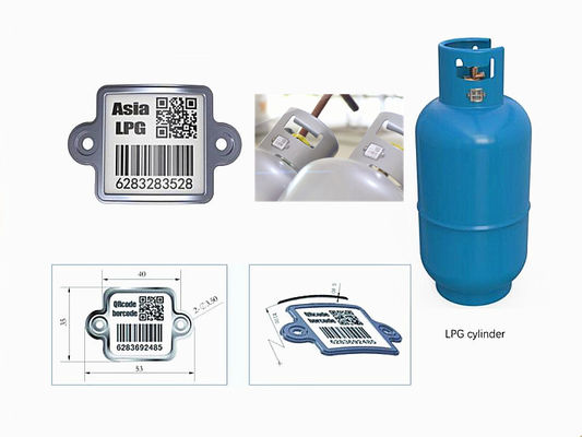 Kablosuz Tarama LPG Silindir Takibi Gaz Tankı Barkod Etiketi Yağ Kanıtı