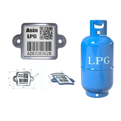 LPG İzlenebilir Silindir Barkod Korozyon Direnci QR Varlık Etiketleri