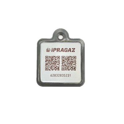 LPG Silindir QR Kod Etiketi Kimyasal Direnç İzlenebilir Varlık