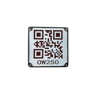 Teslimat Arabası İçin Kare LPG Silindir Takibi QR Kodu Etiketi