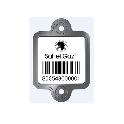 Pürüzsüz Yüzeyli LPG Silindir Takibi Paslanmaz Çelik Seramik Barkod Etiketi