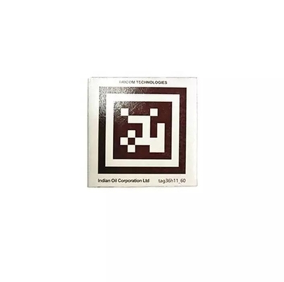Kare Kalıcı Takip AR Kodu Metal Seramik Etiket 70 X 70mm Depolama Yönetimi