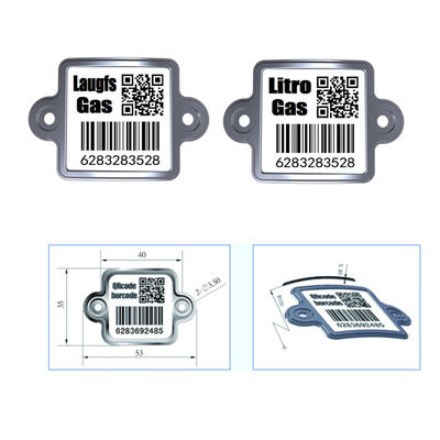 Paslanmaz Metal QR Kod PDA Silindir Takip Sistemi