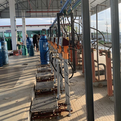 ATEX 1.6Mpa 60Hz Otomatik Gaz Dolum Makinesi