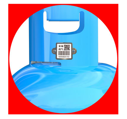 sıcak satış çizilme direnci UID QR 304 çelik sır gaz silindiri barkodları