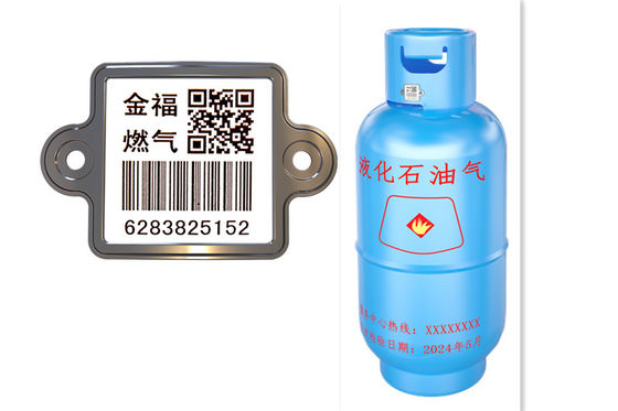 XiangKang sıcak satış çizilme direnci UID QR 304 çelik sır gaz silindiri barkodları
