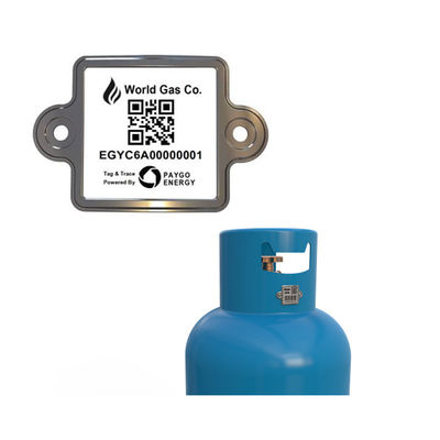 Silindir QR Barkod Etiketi Etiketleri Anti-UV ile Dijital Kimlik Tanımlama