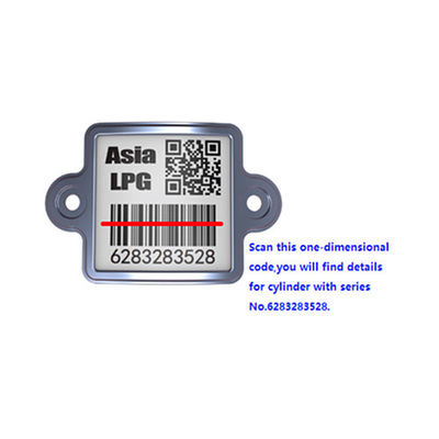 UV korumalı Kablosuz tarama QR kodu LPG gaz tankı barkod etiketi varlık takibi