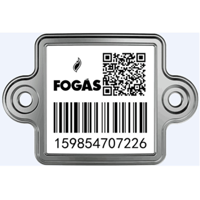 LPG Silindir Metal Barkod Etiketler Barkodlama Sistemi