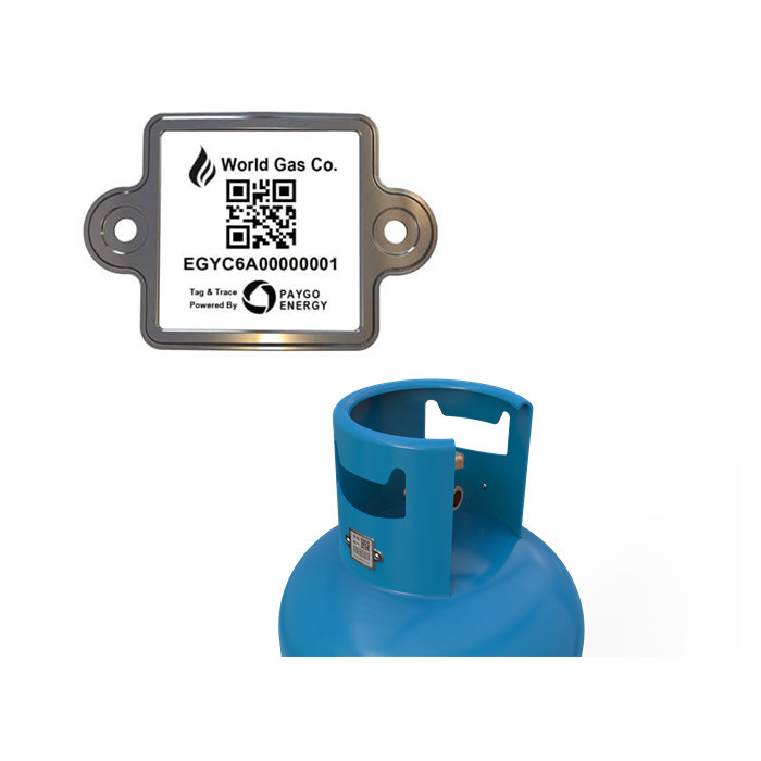 LPG Silindir Barkod Dayanıklı Dış Mekan 20 Yıl Sadece PDA veya Mobil ile Tarama